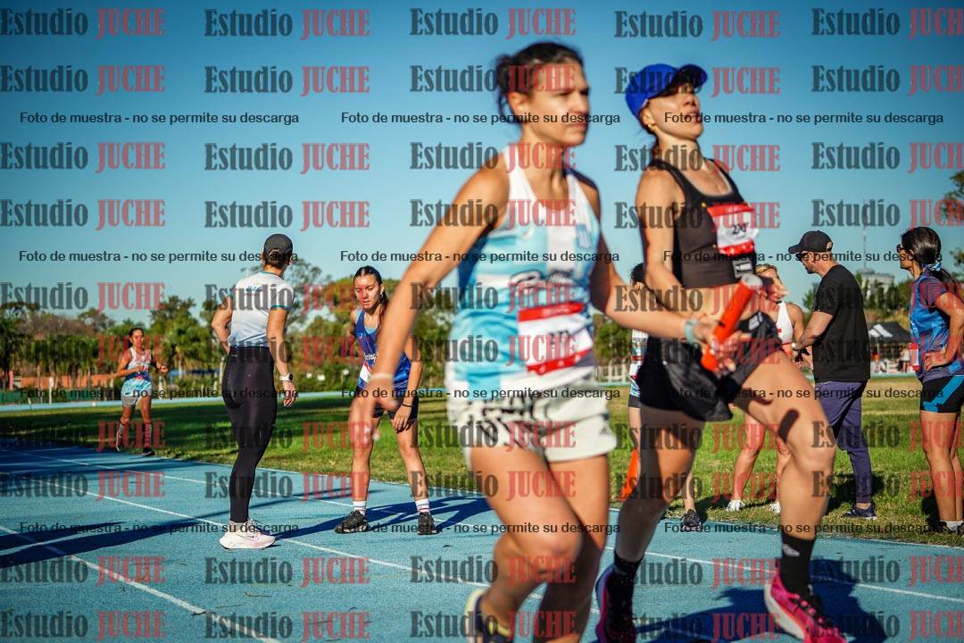 Fotos durante los relevos