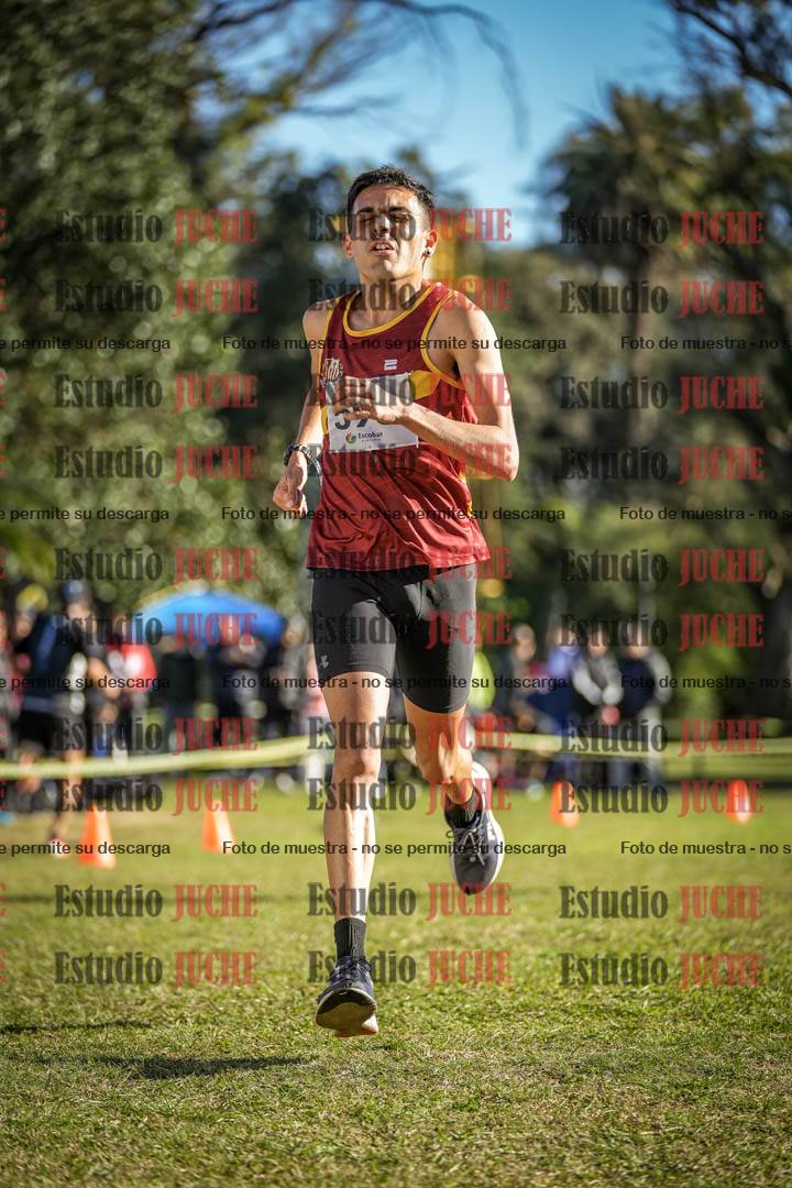 Fotos de la llegada del cross de 4000 m - varones