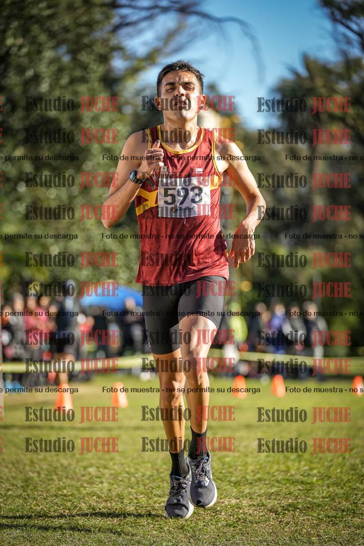 Fotos de la llegada del cross de 4000 m - varones