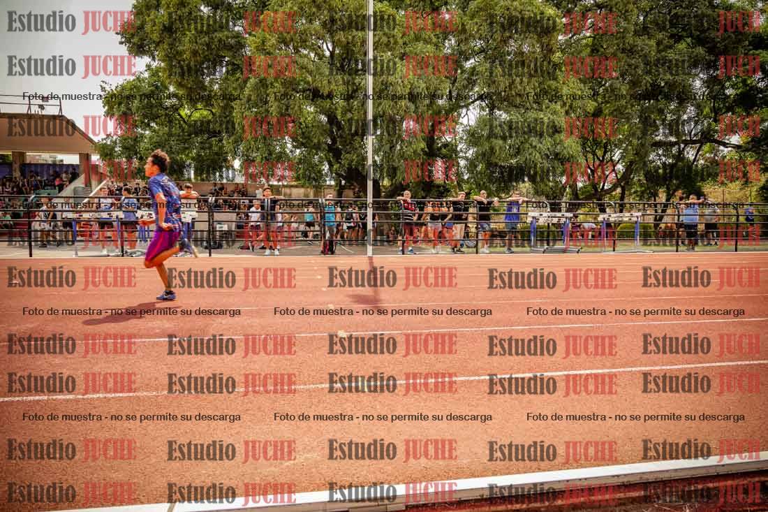 Fotos de los 100 m llanos de varones