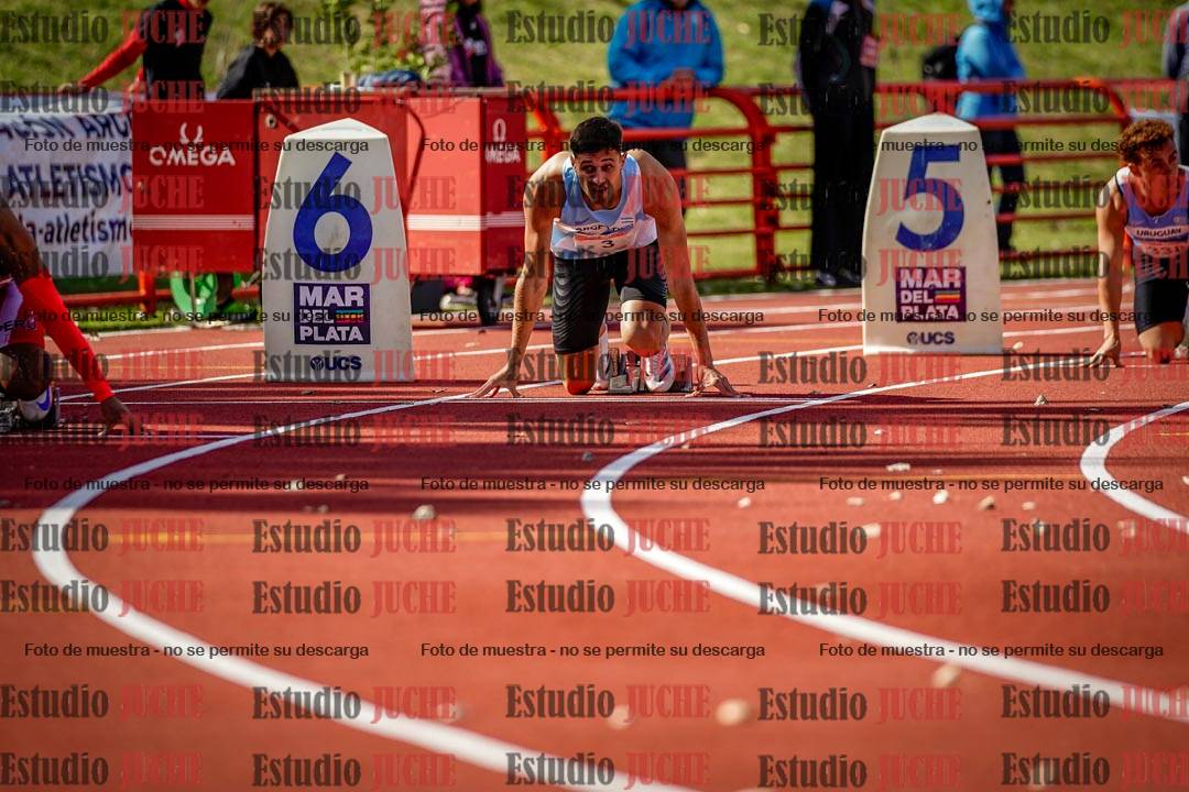 Fotos de los 200 m llanos de varones