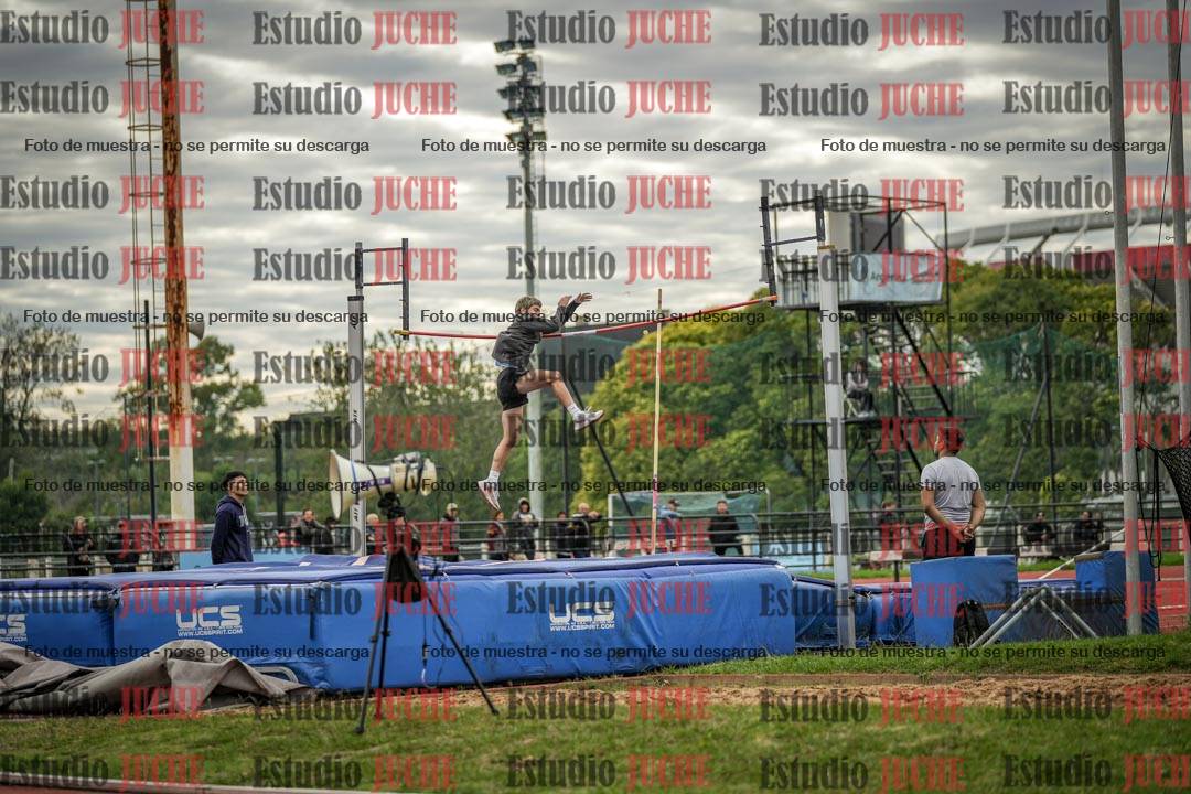 Fotos del salto con garrocha de mujeres y varones
