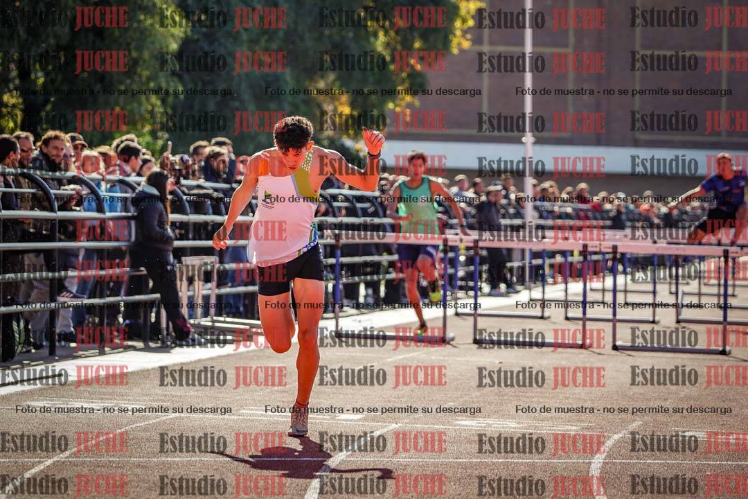 Fotos de los 110 m con vallas de varones