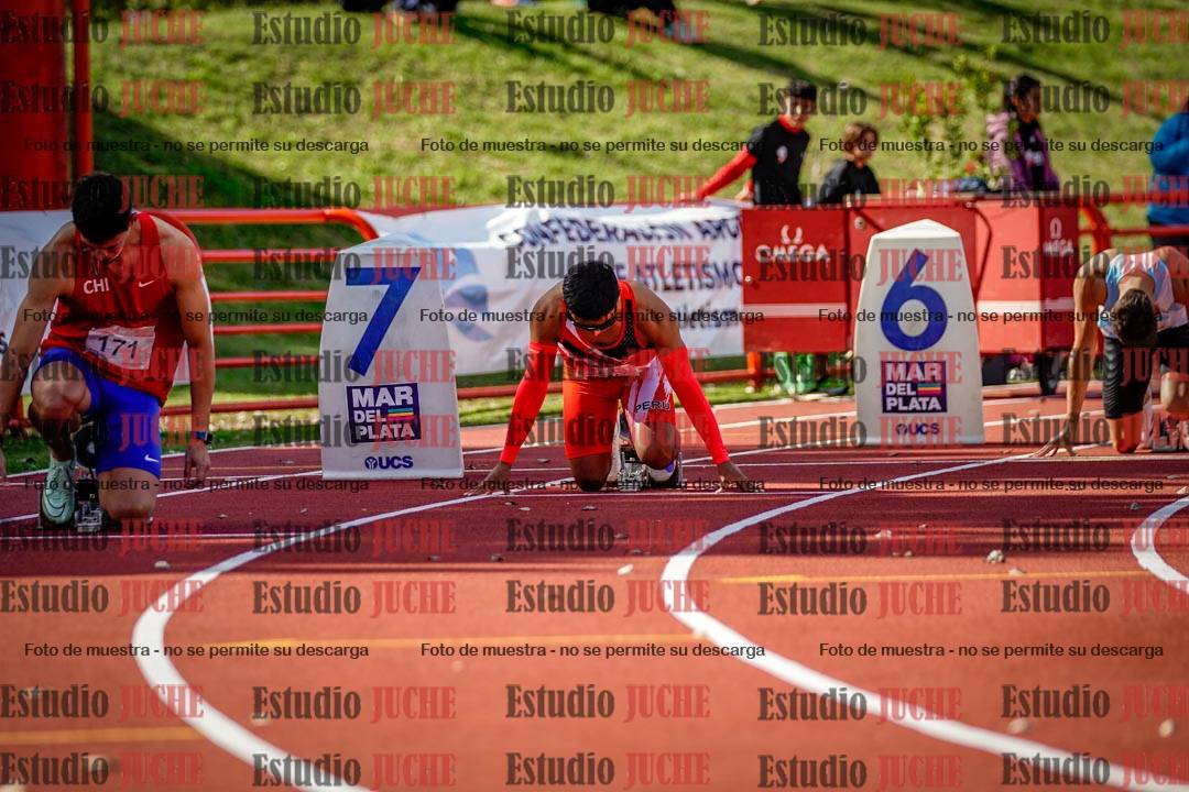 Fotos de los 200 m llanos de varones