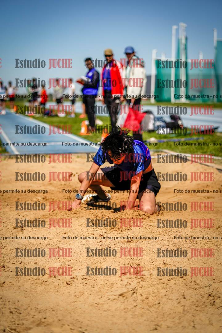 Fotos del salto en largo de varones - U15