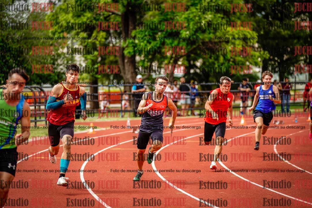 Fotos de los 200 m llanos de varones