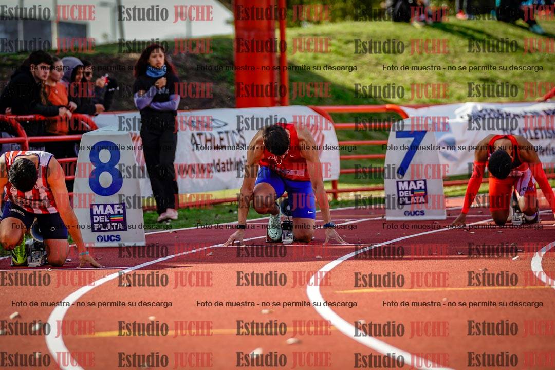 Fotos de los 200 m llanos de varones