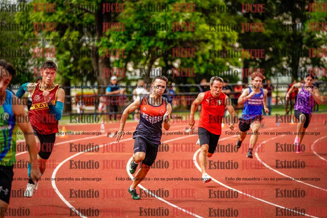 Fotos de los 200 m llanos de varones