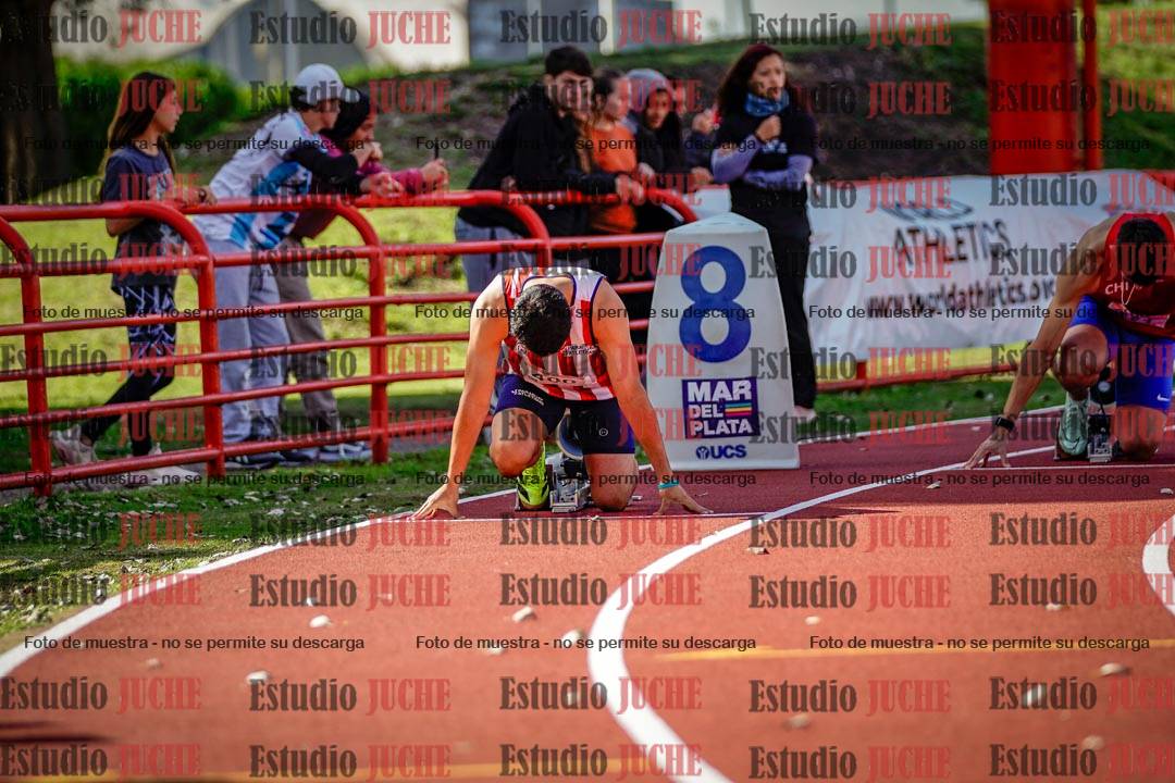 Fotos de los 200 m llanos de varones