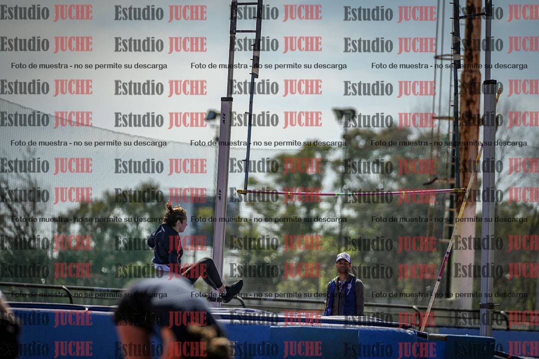 Fotos del salto con garrocha de mujeres y varones