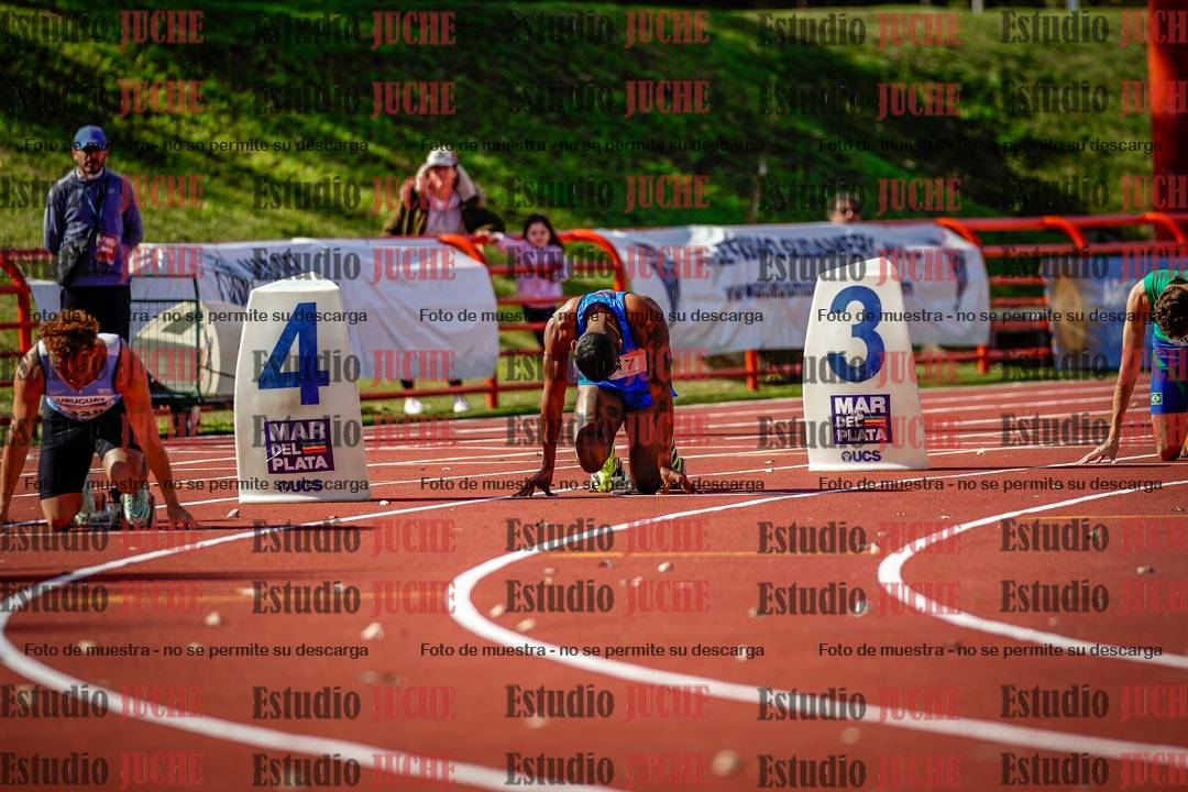 Fotos de los 200 m llanos de varones