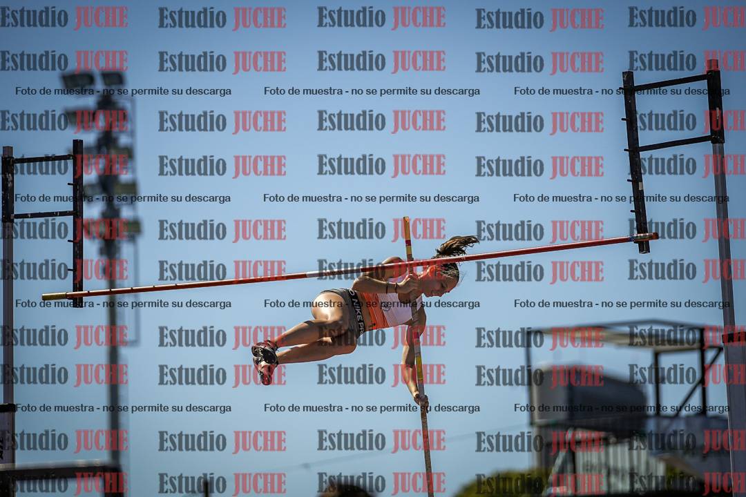 Fotos del salto con garrocha de mujeres y varones