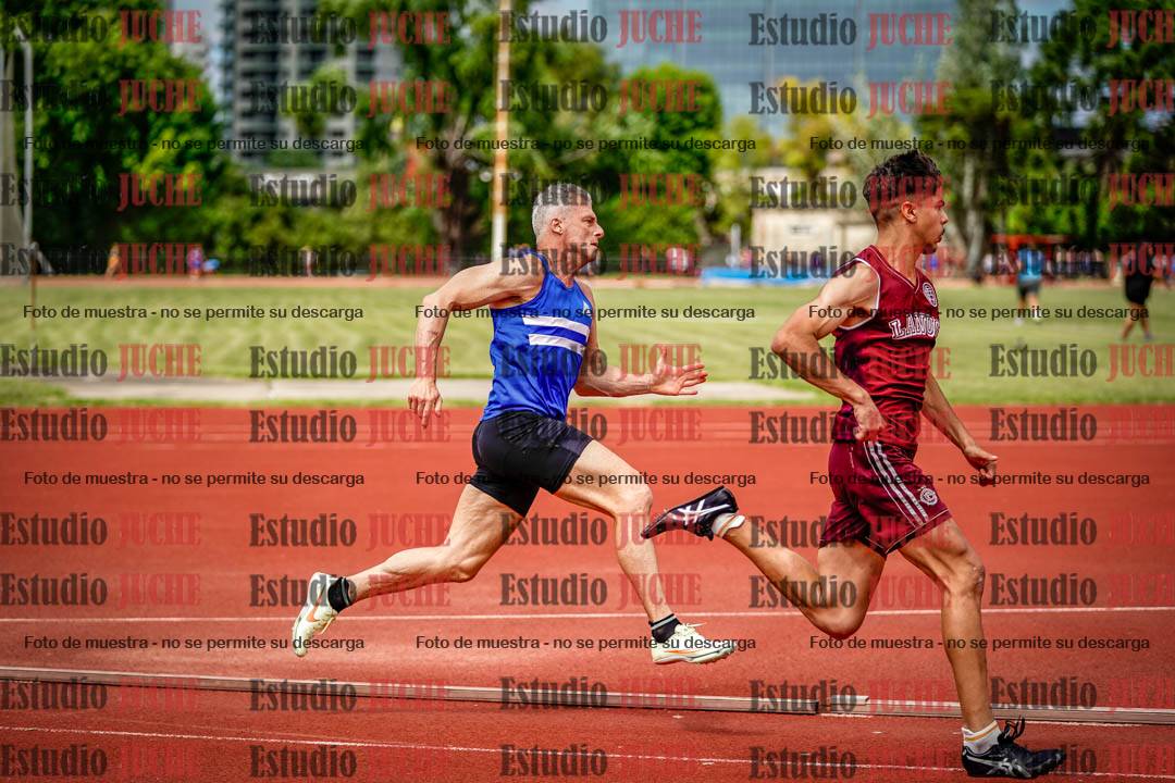 Fotos de los 200 m llanos de varones