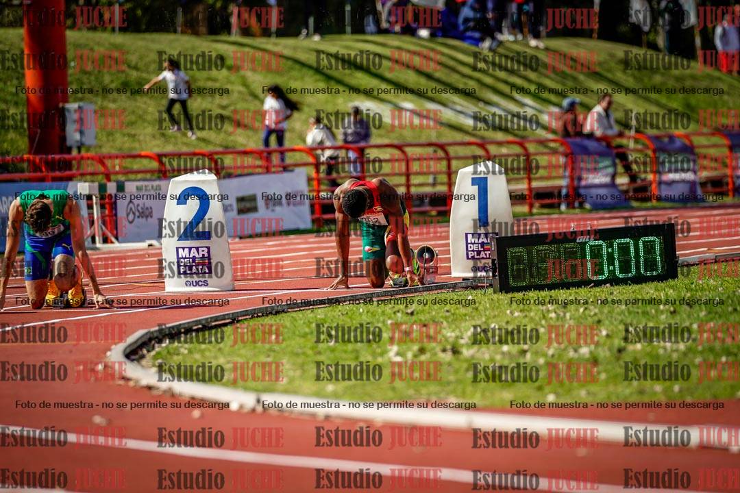 Fotos de los 200 m llanos de varones