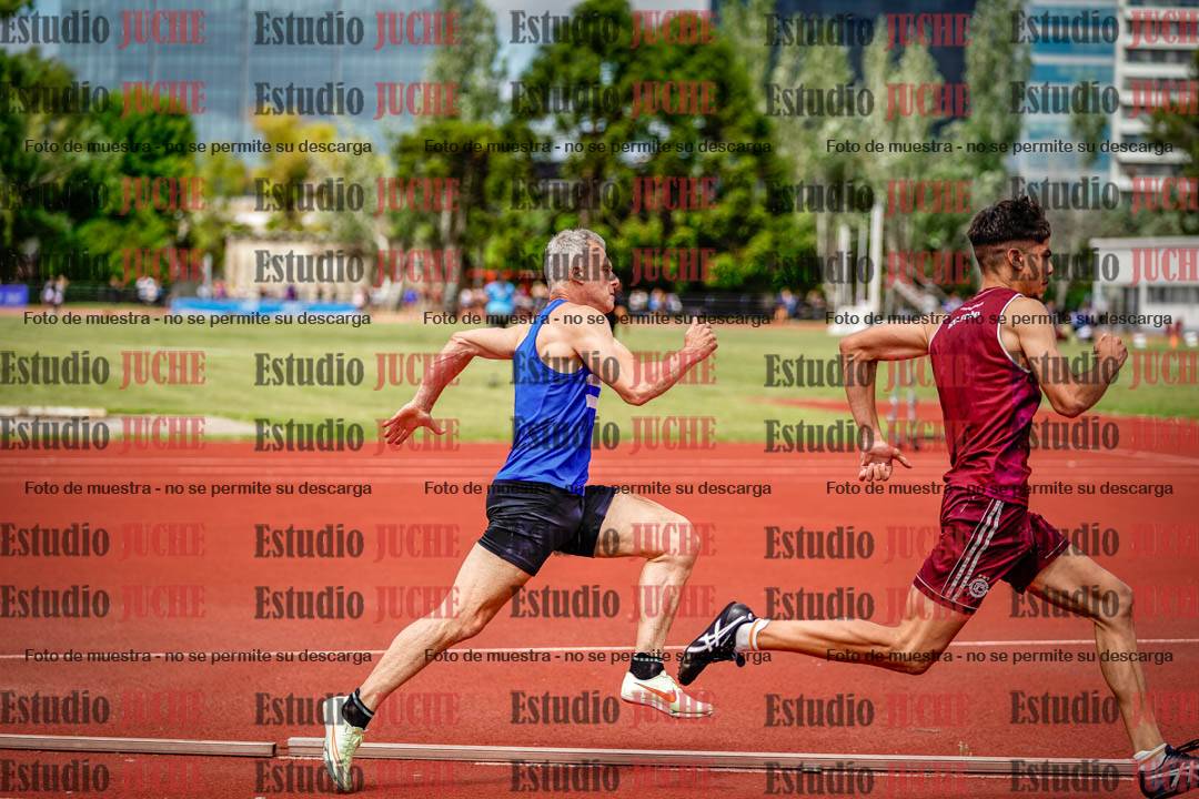 Fotos de los 200 m llanos de varones