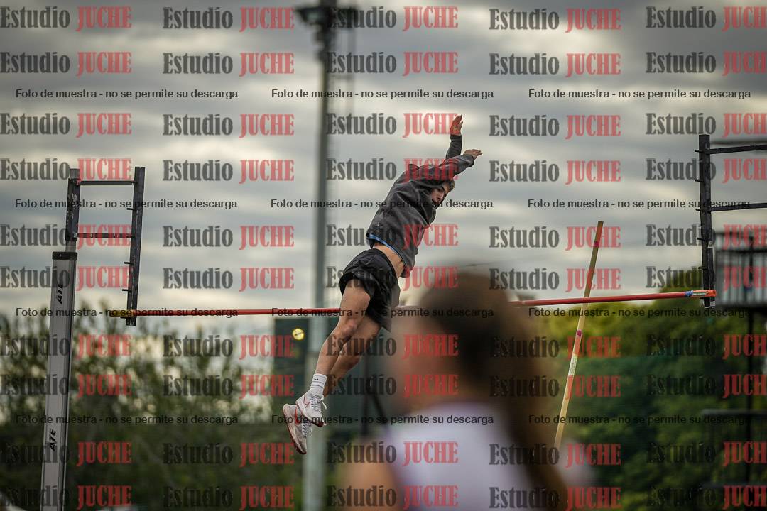 Fotos del salto con garrocha de mujeres y varones