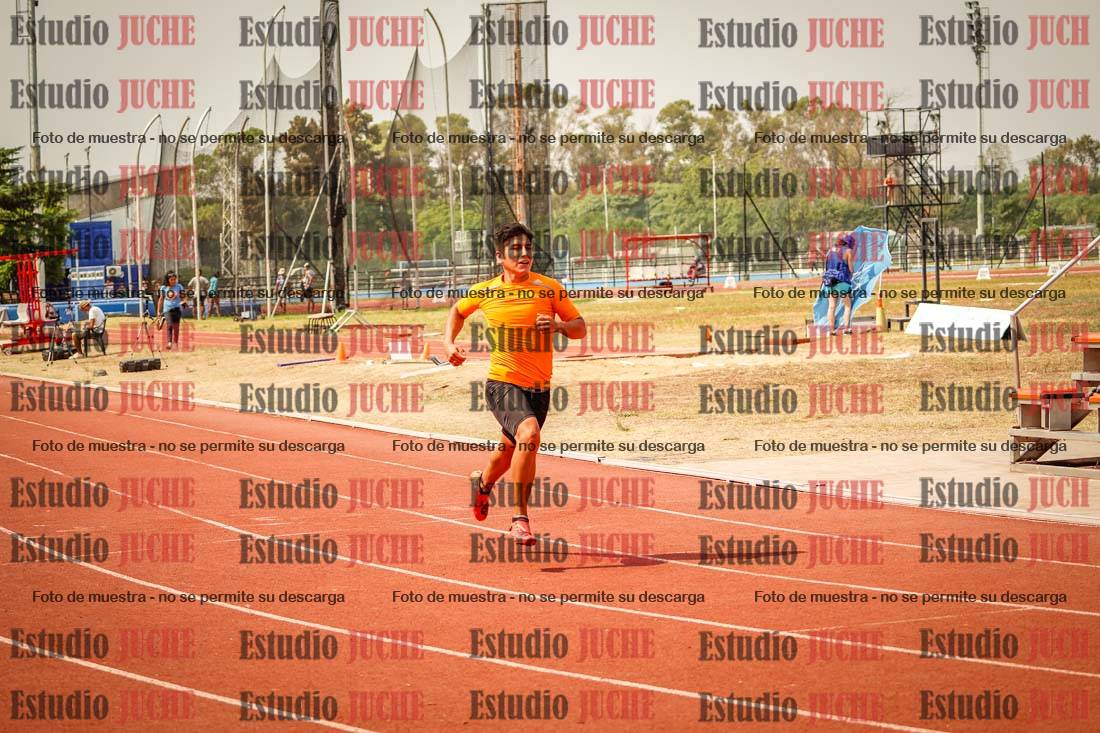 Fotos de los 100 m llanos de varones