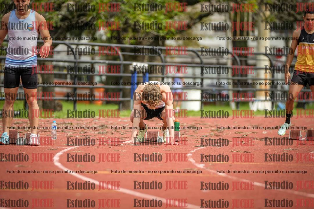 Fotos de los 200 m llanos de varones
