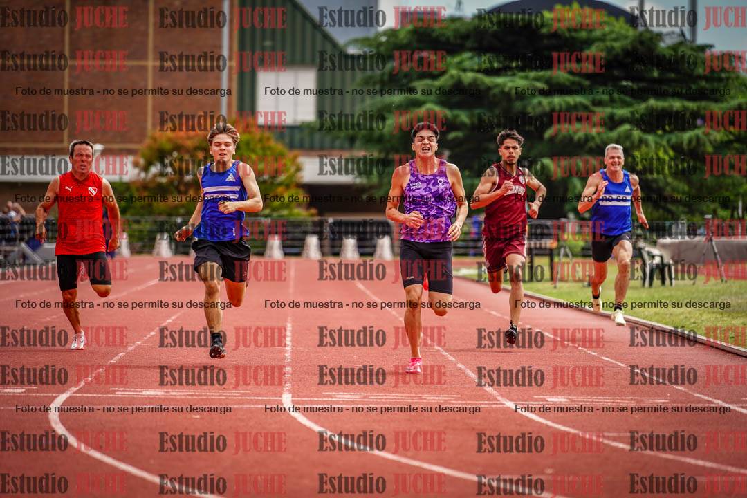 Fotos de los 200 m llanos de varones
