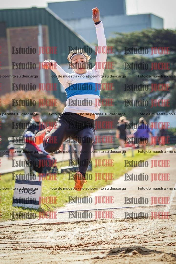 Fotos del salto en largo de mujeres