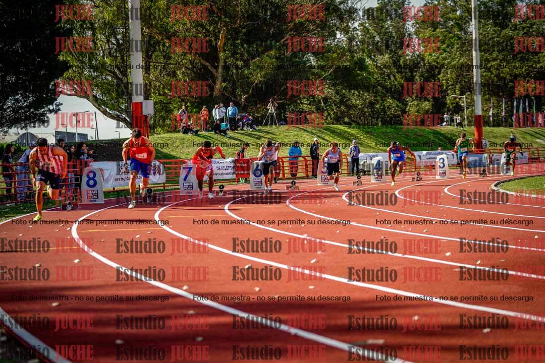 Fotos de los 200 m llanos de varones