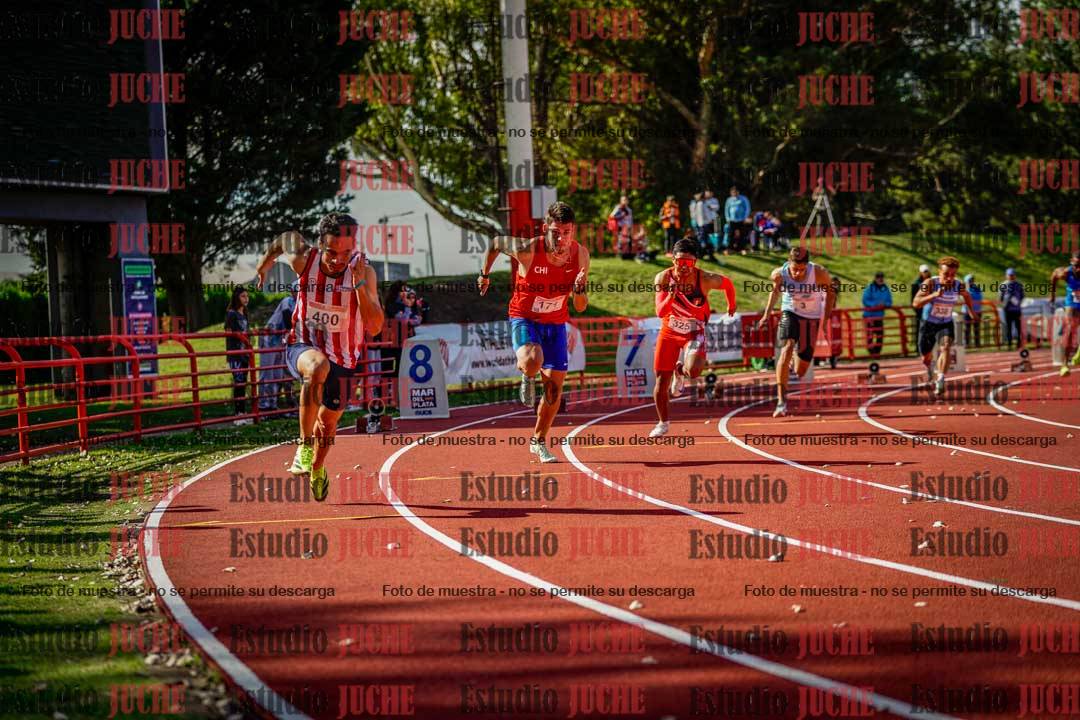 Fotos de los 200 m llanos de varones