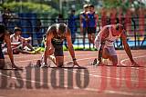 Fotos de los 100 m llanos de varones