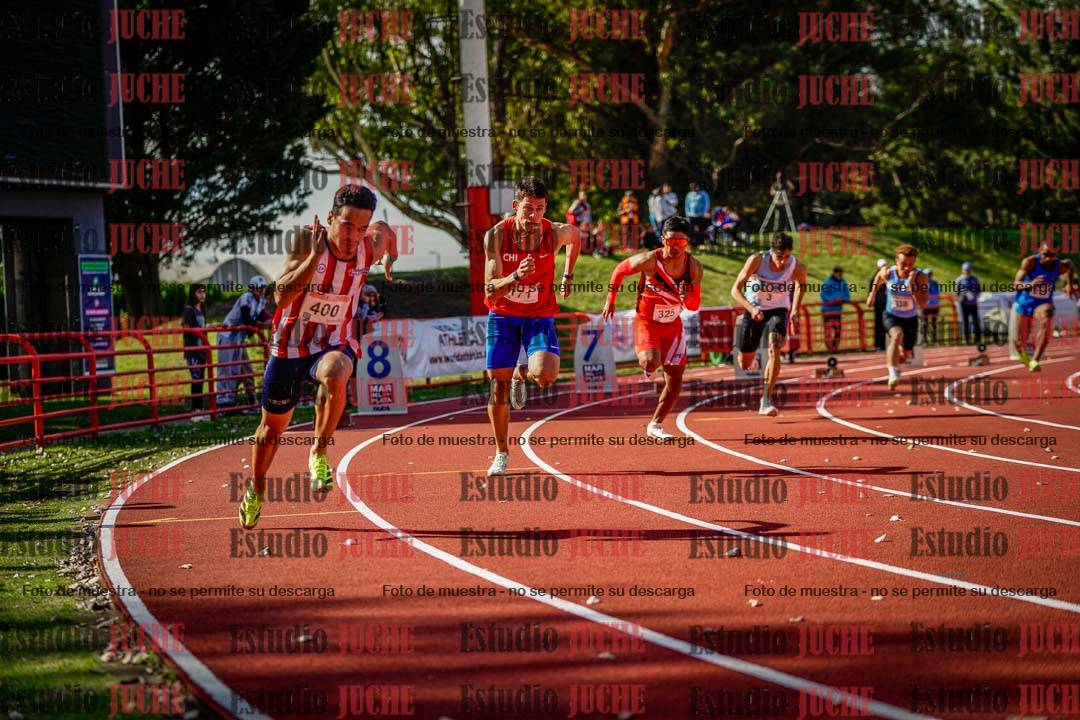 Fotos de los 200 m llanos de varones