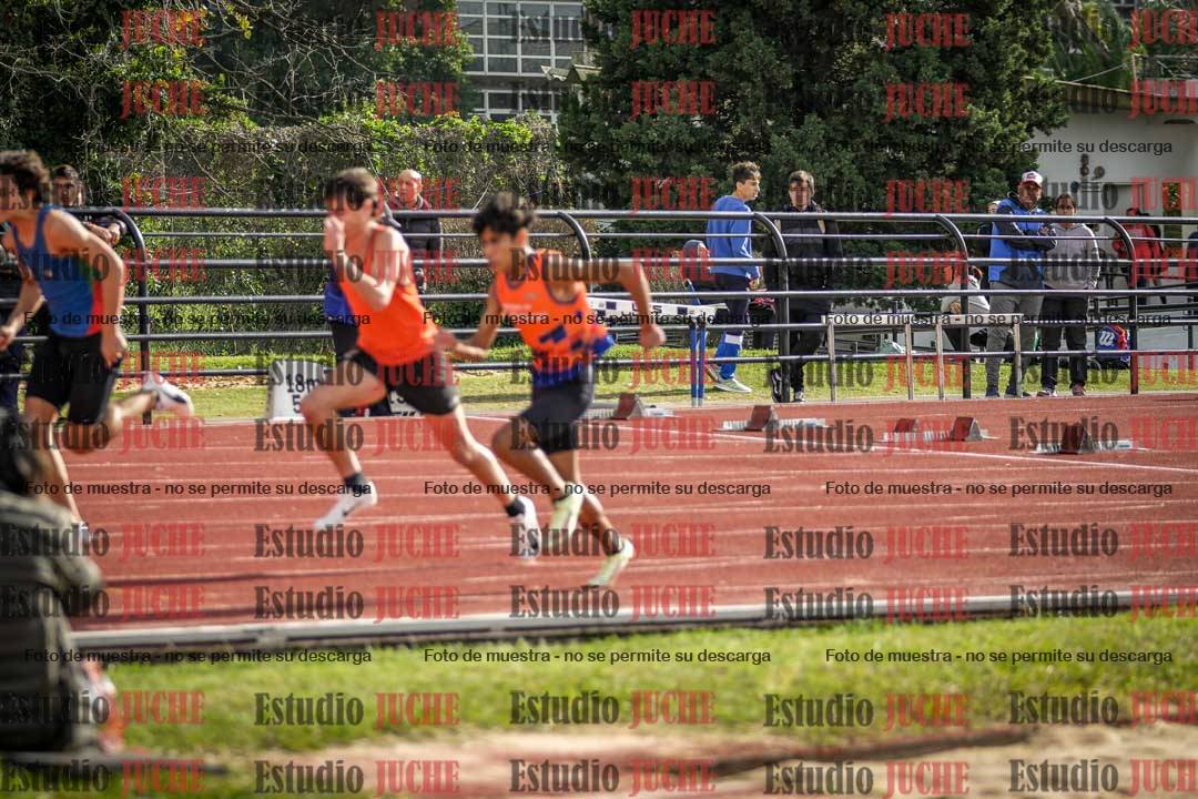 Fotos de los 100 m llanos de varones
