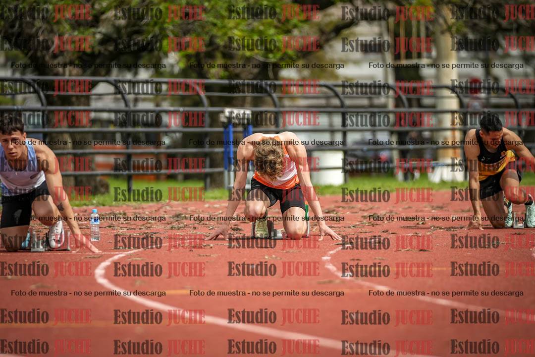 Fotos de los 200 m llanos de varones