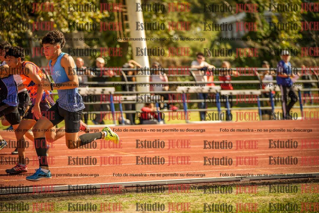Fotos de los 100 m llanos de varones