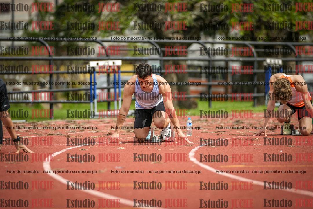 Fotos de los 200 m llanos de varones