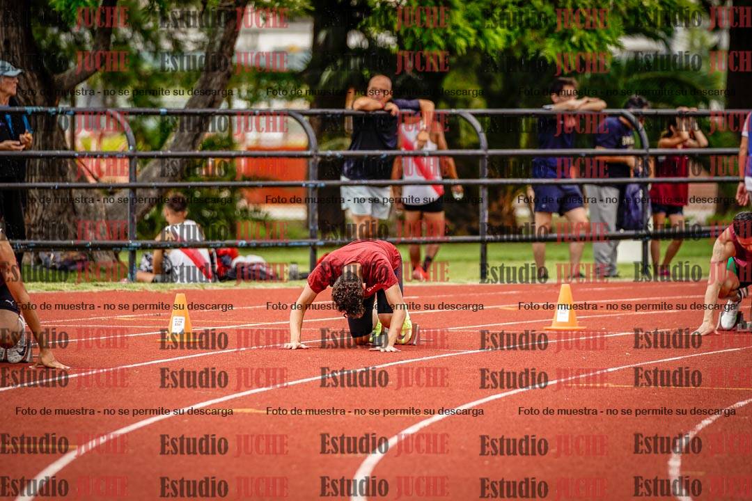 Fotos de los 200 m llanos de varones