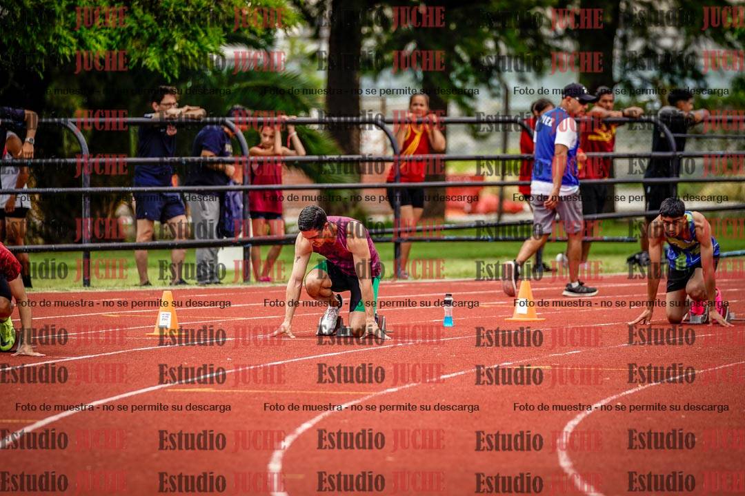 Fotos de los 200 m llanos de varones