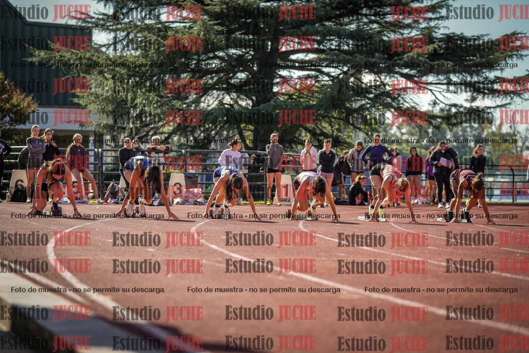 Fotos de los 100 m llanos de mujeres