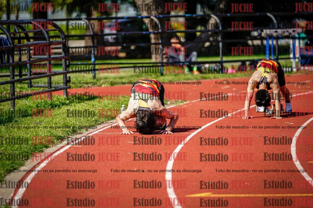 Fotos de los 200 m llanos de varones