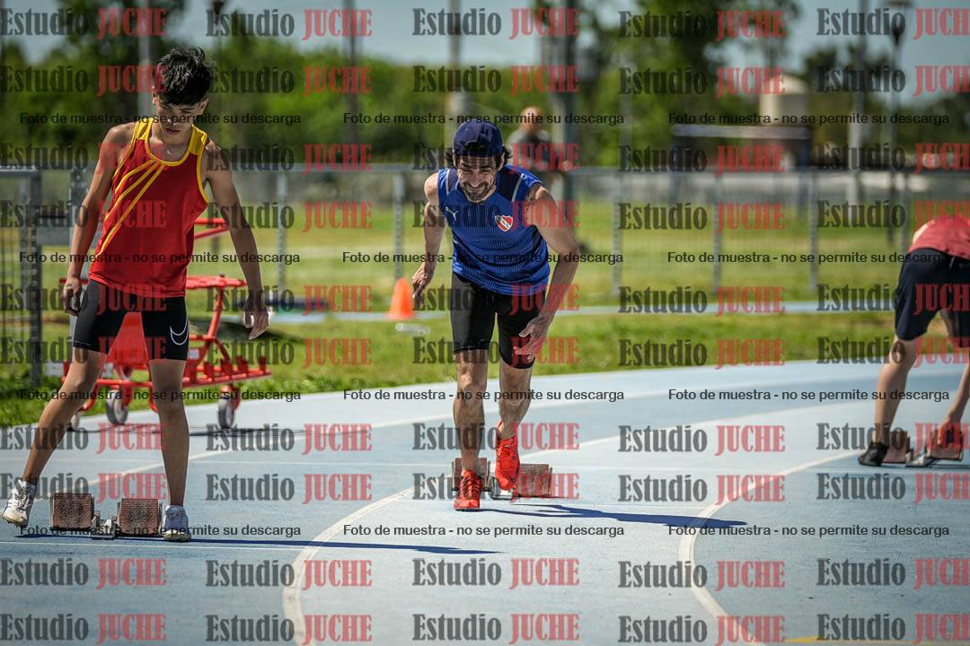 Fotos de los 200 m llanos de varones