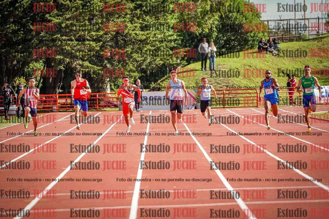 Fotos de los 200 m llanos de varones