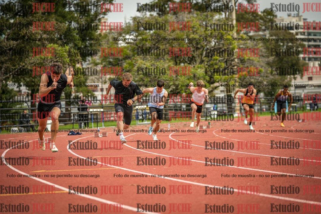 Fotos de los 200 m llanos de varones