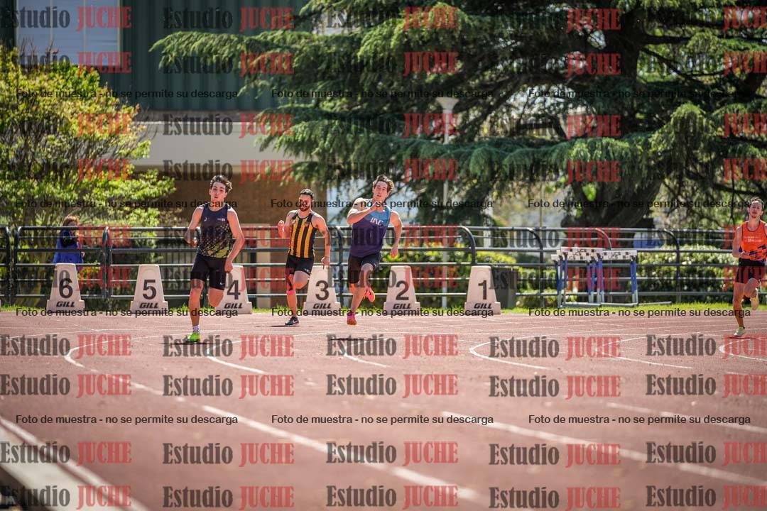 Fotos de los 200 m llanos de varones