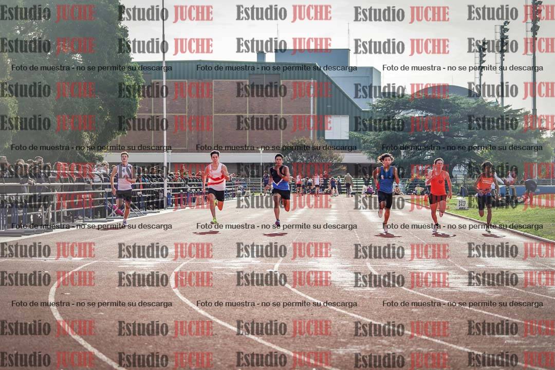 Fotos de los 100 m llanos de varones