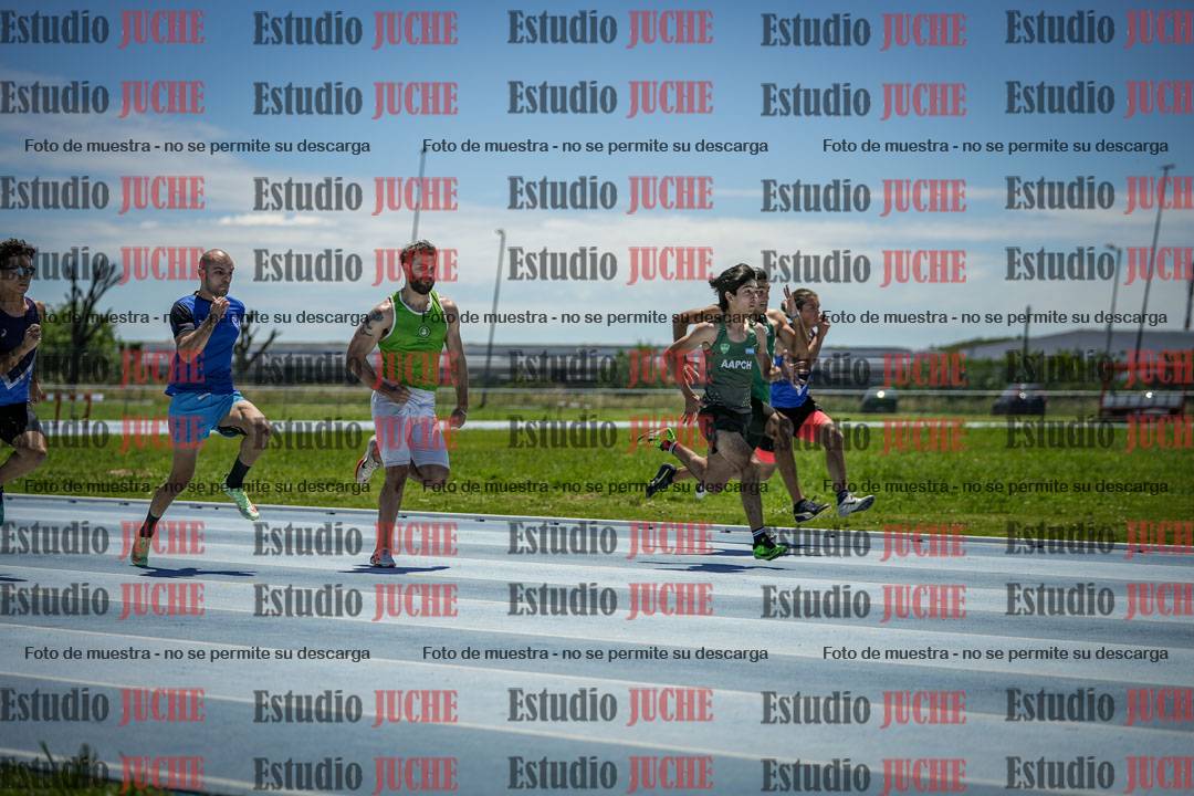 Fotos de los 100 m llanos de varones