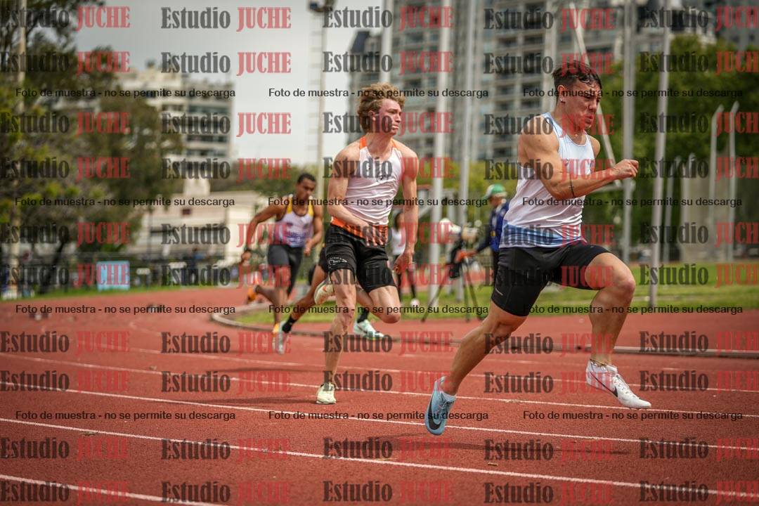 Fotos de los 200 m llanos de varones