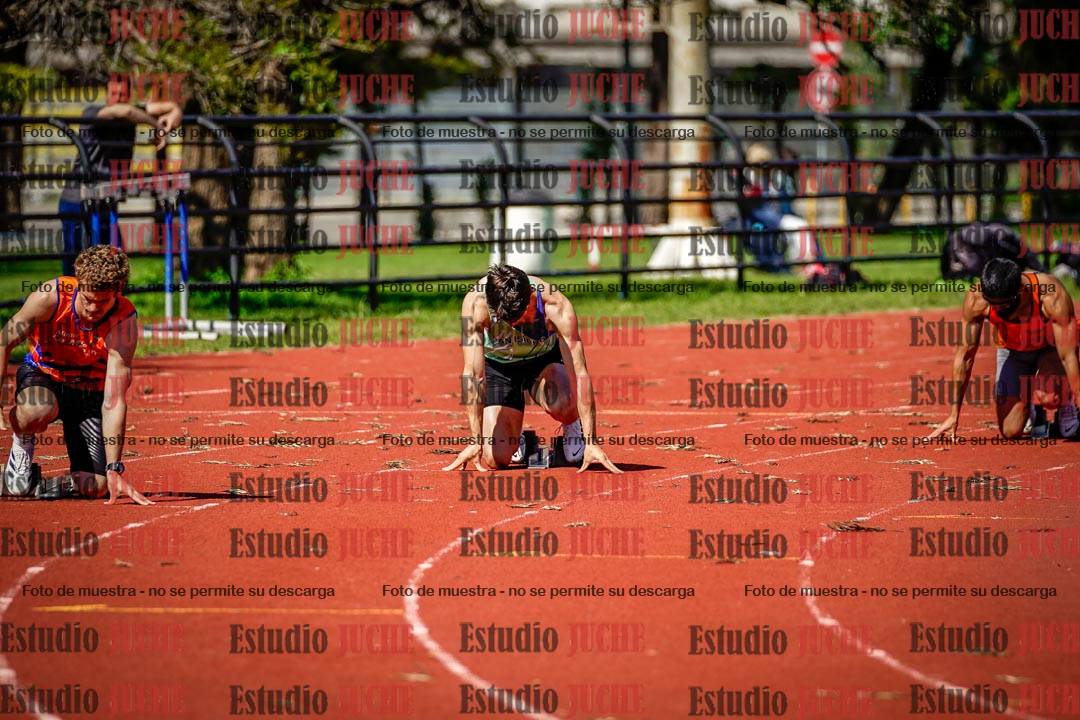 Fotos de los 200 m llanos de varones