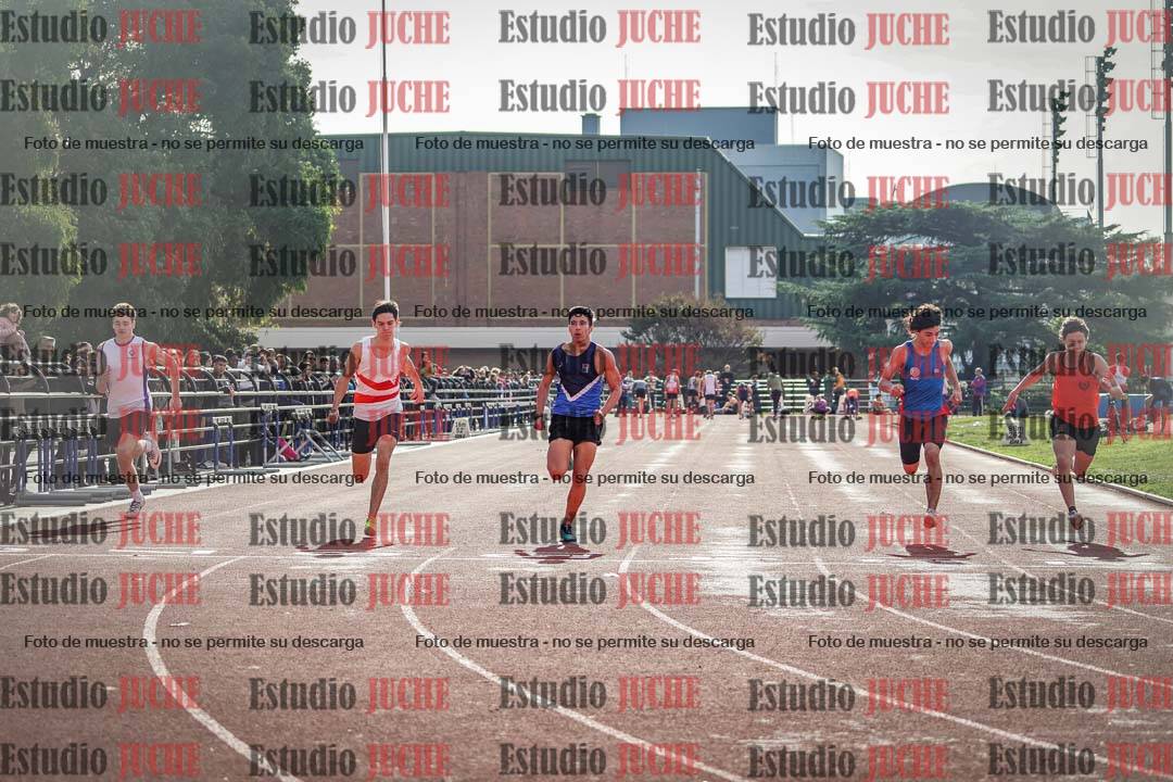 Fotos de los 100 m llanos de varones