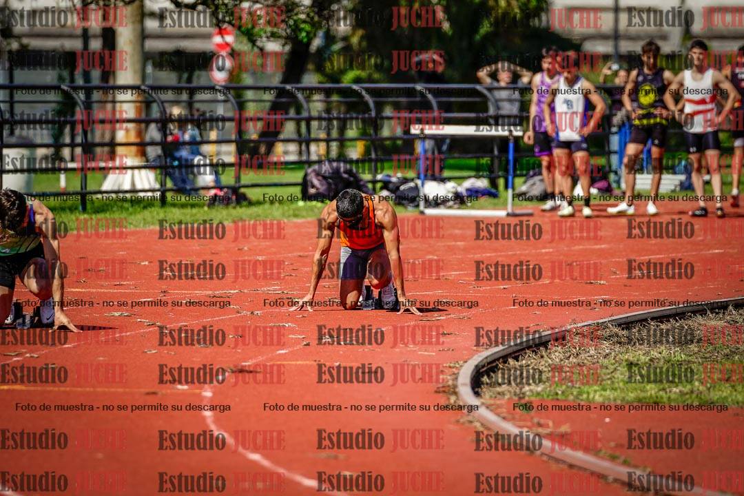 Fotos de los 200 m llanos de varones
