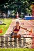 Fotos del salto en largo de mujeres