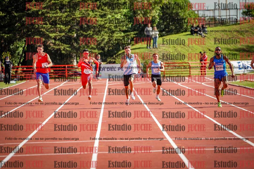 Fotos de los 200 m llanos de varones