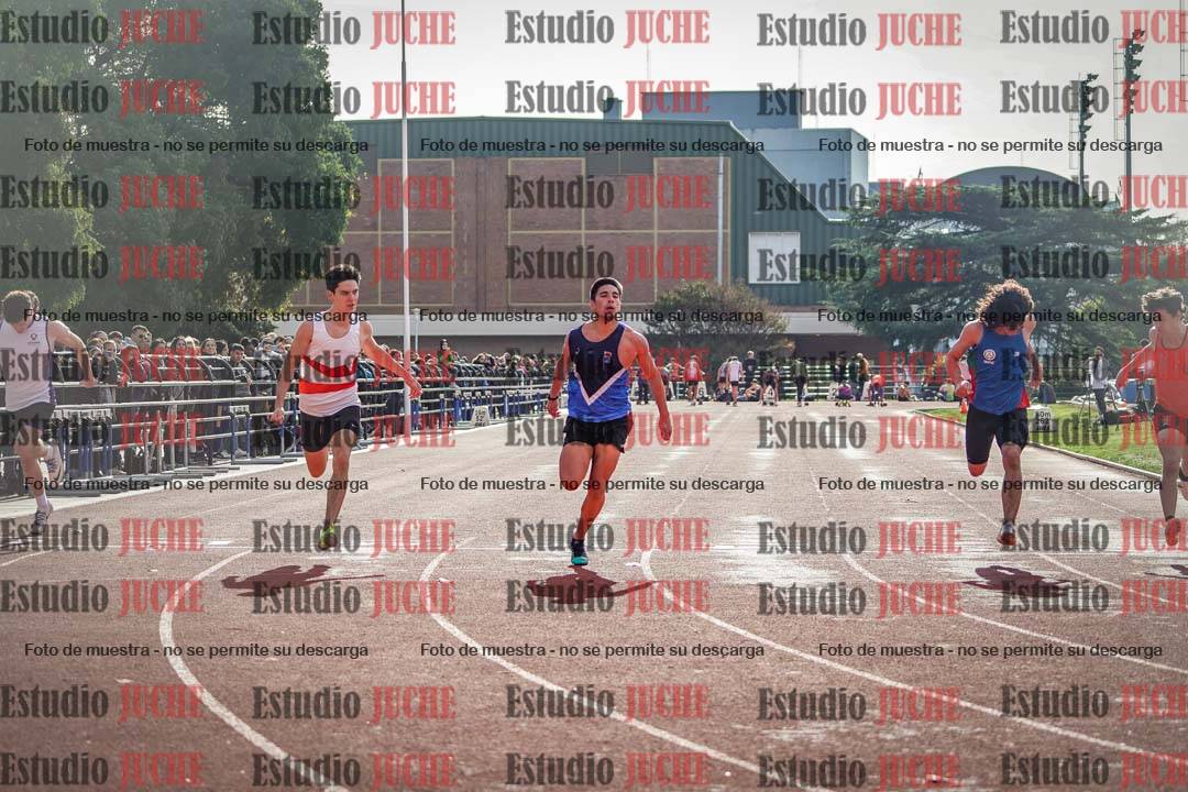 Fotos de los 100 m llanos de varones