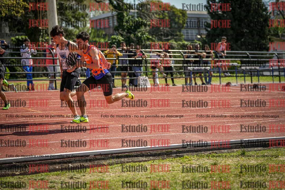 Fotos de los 100 m llanos de varones